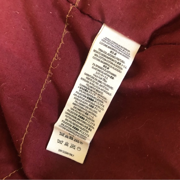 ❌Free People Owen Sherpa Lined Jacket Red Size Small - Picture 7 of 9